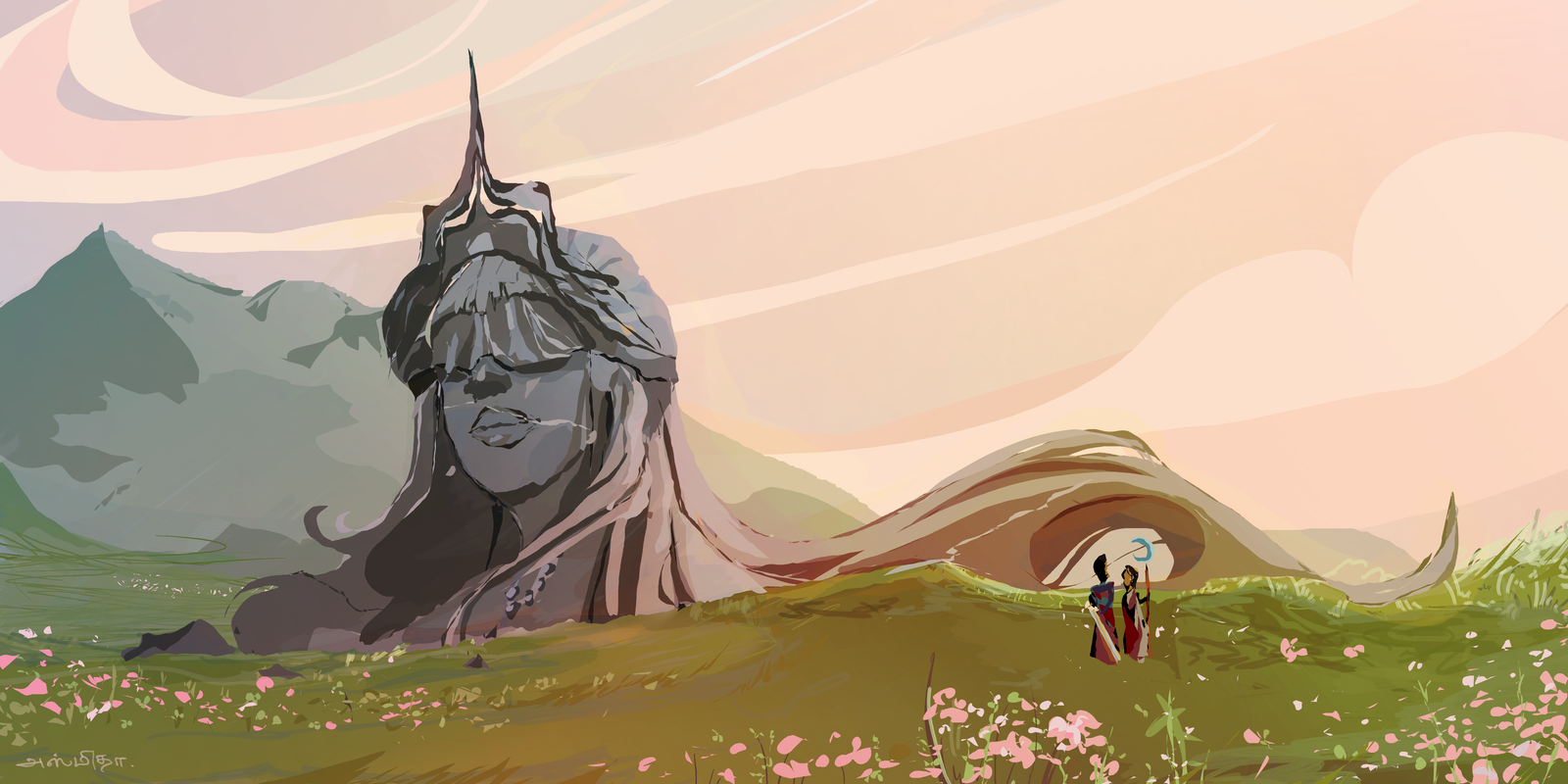 Environment painting — landscape study